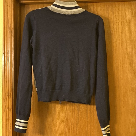 ✅Edikted argyle zip up sweater - Picture 4 of 5